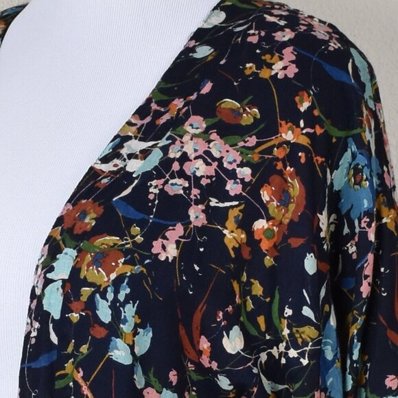 Michael Stars Floral Kimono Top - Picture 2 of 7